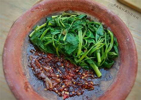 Resep Kangkung Rebus Sambal Brambang Asem Oleh Farhah Cookpad