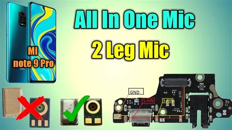 Mi Note Pro Note Pro Max Mic Problem Solved Easily Replace Legs