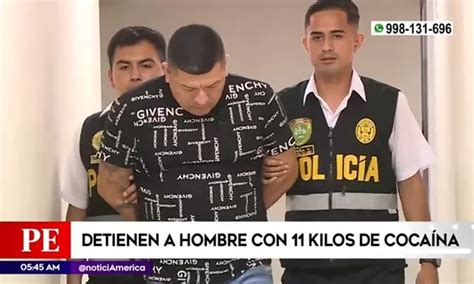 San Juan De Lurigancho Polic A Captur A Hombre Con Kilos De Coca Na