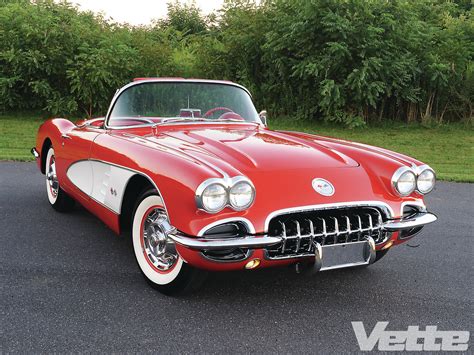 chevy corvette roadster red
