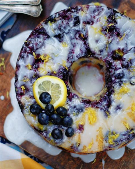 Blueberry Lemon Pound Cake With Lemon Glaze Southern Discourse