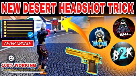 Secret Desert Eagle Headshot Trick And Settings 100 Working 😱 Desert