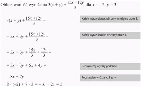 Dzielenie Sum Algebraicznych Przez Liczby Matematyka Opracowania Pl