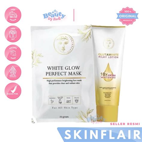 Jual Beautyby Nads Skinflair White Glow Perfect Mask Gluta White