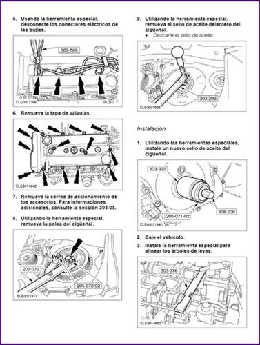 Manual De Taller Reparación Motor Ford Duratec Zetec 2 0l en venta en