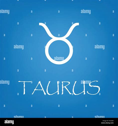 Taurus Zodiac Sign Icon Vector Simple Illustration Of Taurus Zodiac