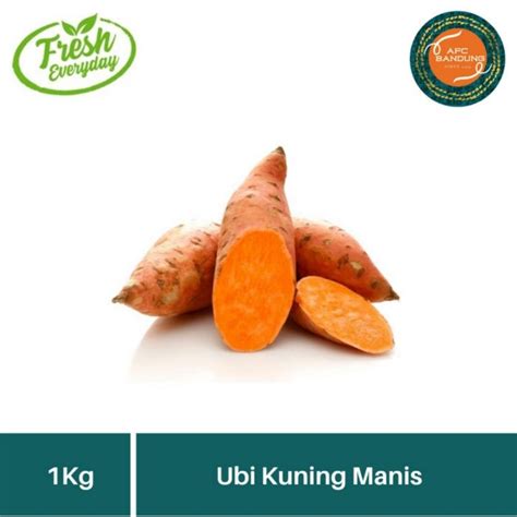 Jual Ubi Kuning Manis 1kg Huwi Jalar Fresh 1kg Shopee Indonesia