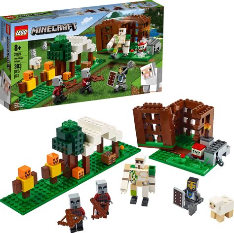 Customer Reviews Lego Minecraft The Pillager Outpost 21159 6288710 Best Buy