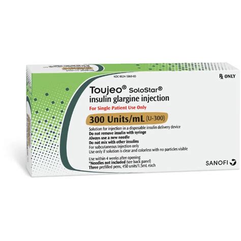 Toujeo Insulin Injections | Psychedelics Shelf