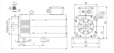 Dmke High Efficiency 4kw 5kw 6kw 7kw 1500rpm 3 Phase Pmsm Ac Permanent Magnet Synchronous Motor