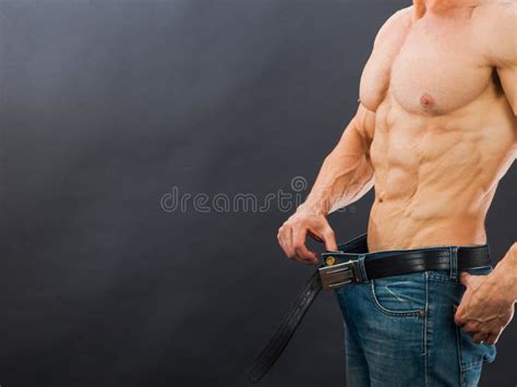 Male Muscular Torso With Six Pack Abs Stock Photo Image Of Torso Naked