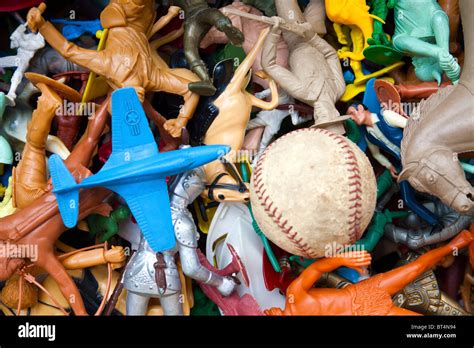 Bunch Of Toys Stock Photo Alamy