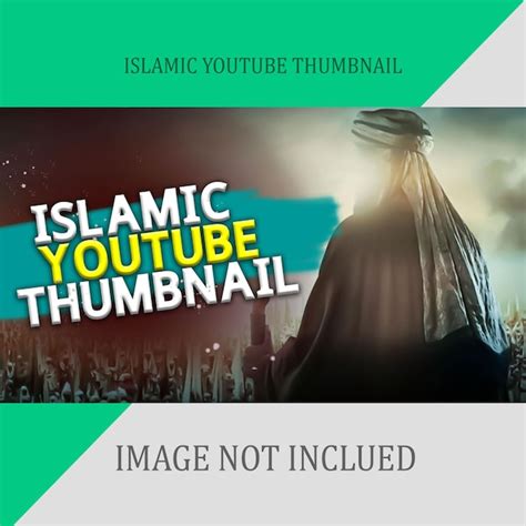 Premium Psd Islamic Youtube Thumbnail