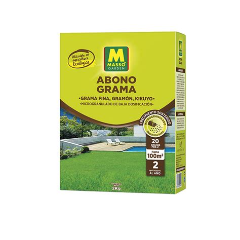 Abono Grama Eco 2kg Massó Garden