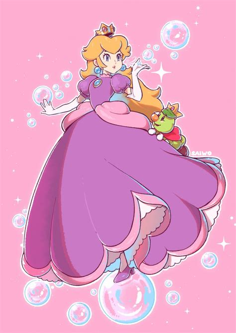 Princess Peach Prince Florian And Bubble Peach Mario And 1 More