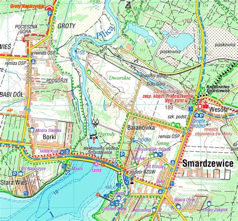 Zalew Sulejowski I Okolice Mapa Turystyczna Compass