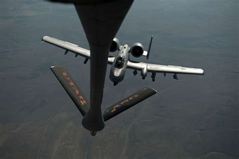 An A 10 Thunderbolt II 190th Fighter Squadron Approaches NARA