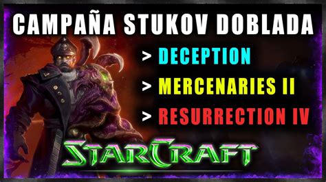 Lore StarCraft Campaña Stukov completa Doblada al Español YouTube