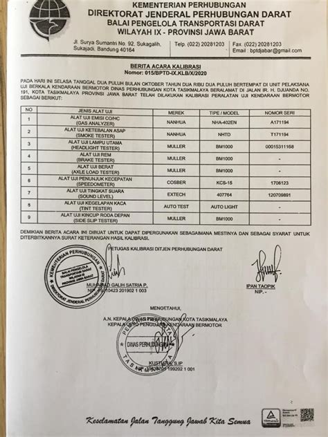 Contoh Surat Permohonan Uji Kir Koleksi Gambar