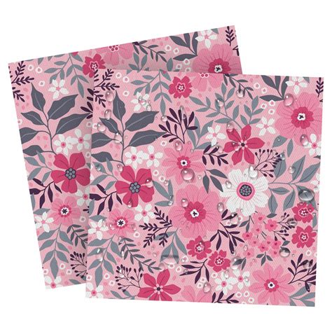 Tkanina Oxford 1M Pink Flowers Kodura Wodoodporna Polski Producent