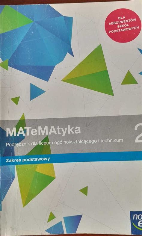 Matematyka Nowa Era Podstawa Podr Cznik Wroc Aw Krzyki Olx Pl