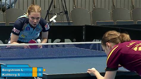 Christina Kallberg Vs Linda Bergstrom Final Swedish Championship 2024