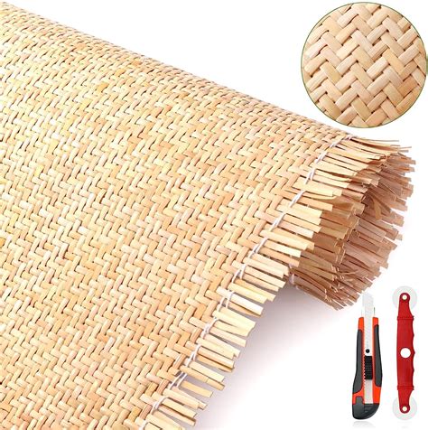 Amazon Width Natural Cane Webbing V