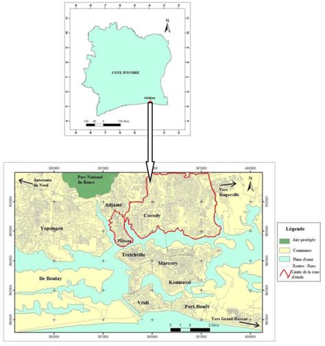 Situation Géographique De La Zone Détude Download Scientific Diagram