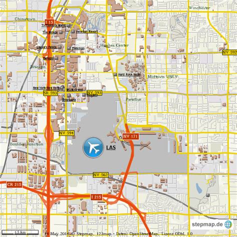 Stepmap Las Vegas Landkarte F R Welt