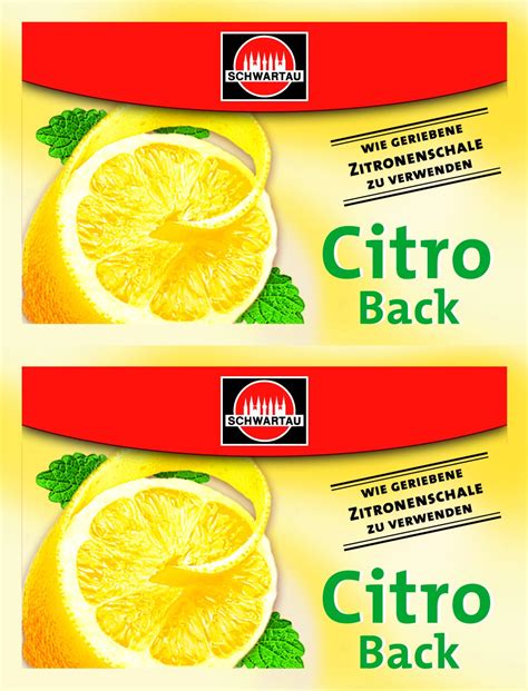 Dr Oetker Citro Back 2er Pack je Beutel 5 g natürliches