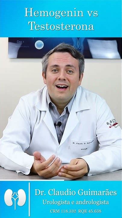 Hemogenin Vs Testosterona Qual é A Diferença Dr Claudio Guimarães Youtube