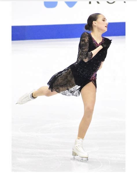 Alina Zagitova Figure Skating Olympics Champion Ballet Skirt Ice