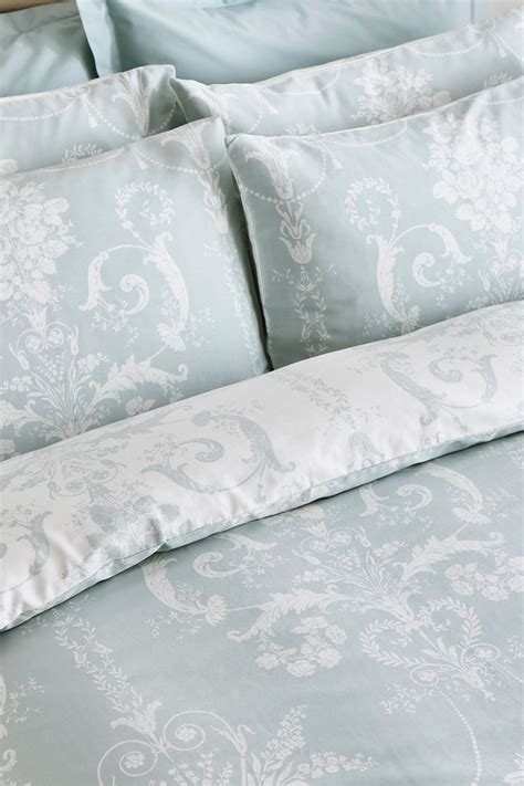 Buy Laura Ashley Duck Egg Blue Josette Duvet Cover And Pillowcase Set