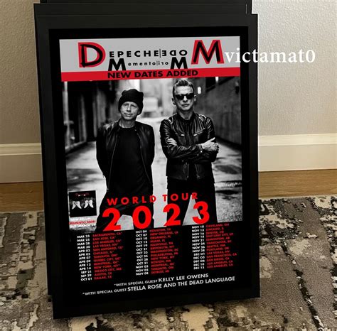 2023 Depeche Mode Memento Mori World Tour Poster India Ubuy