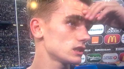 Euro 2016 France Allemagne Interview Antoine Griezmann Youtube