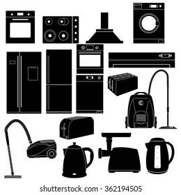 Household Icon Home Appliances Icon Vector Stock Vector Royalty Free