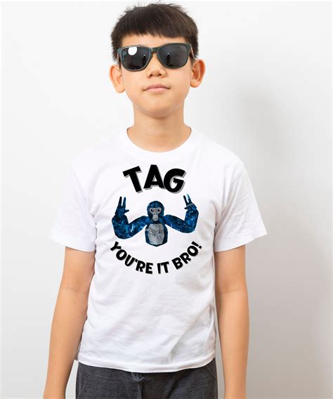 Gorilla Tag Shirt Gorilla Animal Shirt Youth Tag Shirt Video Game