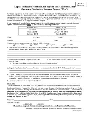 Fillable Online Mc Eduacademic Progress Appeal Formfinancial Aid