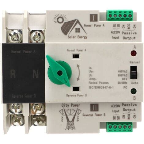 Jeffergarden Ac V Double Puissance Commutateur De Transfert