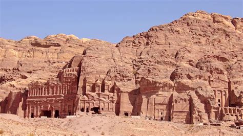 Top View Tourist Visit Sightseeing Royal Tombs Structures In Ancient