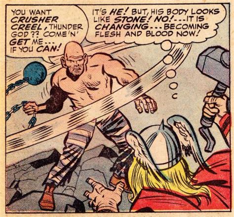 The Absorbing Man From Thor Comics Marvel Retro Thor Comic