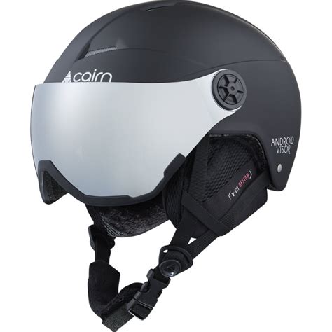 Casque De Ski Visi Re Enfant Android Visor J Mat Black Speck Sports