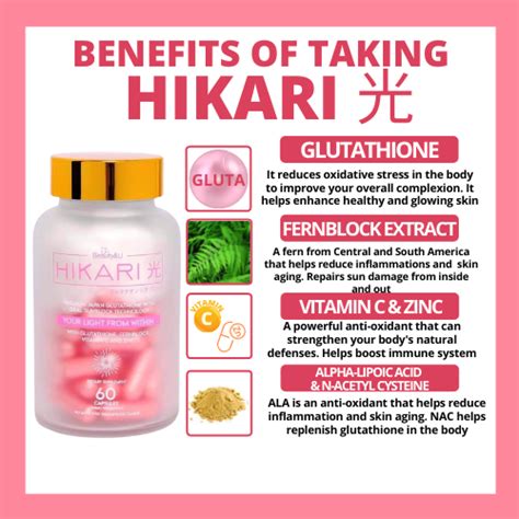 Hikari Premium Japan Glutathione With Oral Sunblock Technology