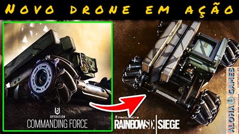 Novo Drone Y S Operador Brava Gameplay Kludge Drone Rainbow Six