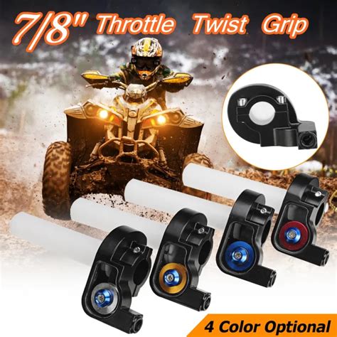 78 Motorcycle Handlebar Throttle Control Twist Grip Handle Levers