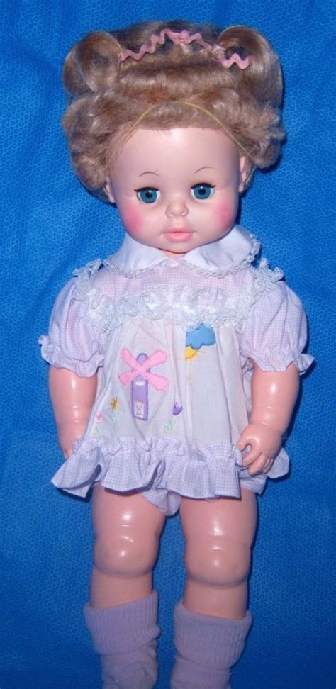 Vintage 1973 Eegee Doll Drink And Wet Softina Baby 21 In Dolls And Bears