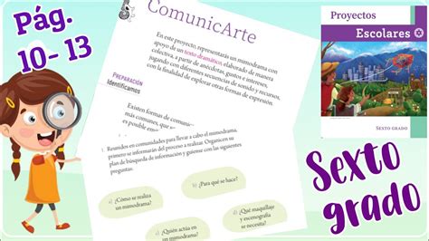 Comunicarte Mimodrama Libro Proyectos Escolares Sexto Grado P Gina