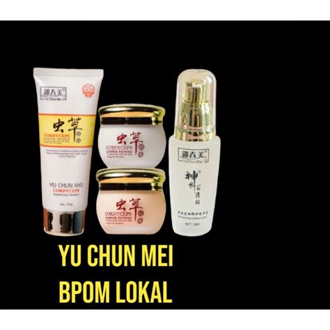 Lokal Reva Bpom Original Local Yu Chun Mei Cordyceps Whitening Kit