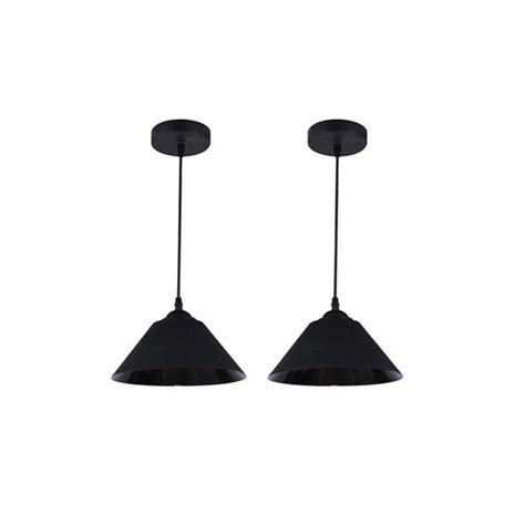 Lamp Colgante Duo Xe W Pant Negra Pvc Duo Bk Ilu Fetesa Do