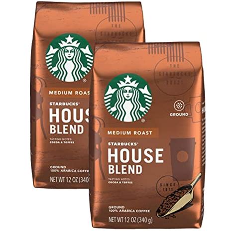 Starbucks House Blend Coffee Medium Roast Ground Coffee Made With 100 Arabica Coffee